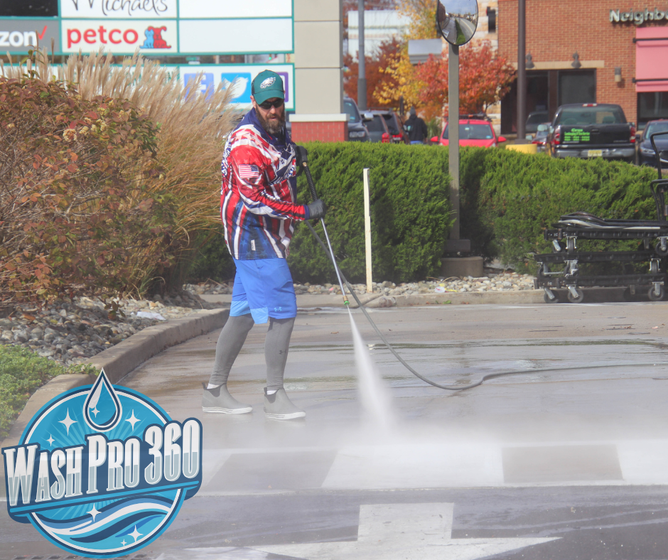 Dumpster Pad Cleaning